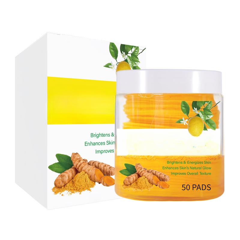 Beauté de la peau Nettoyants en compresse en  curcuma et kojic exfoliants pour le visage
